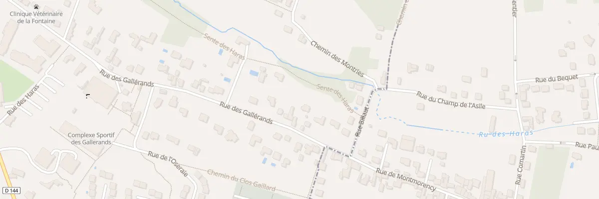 Plan du 67 Rue des Gallerands à Montmorency