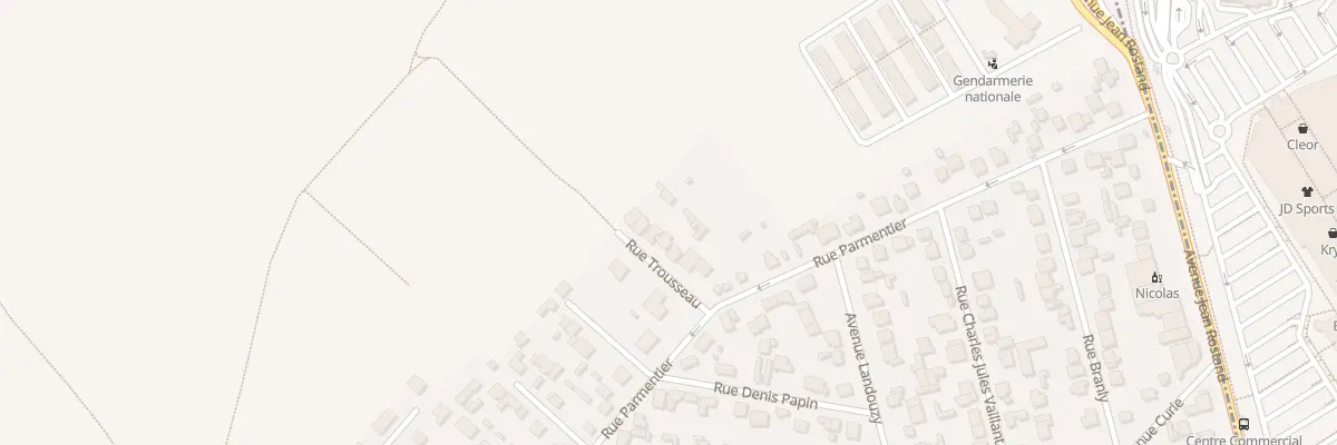 Plan du 10 Rue Trousseau à Domont