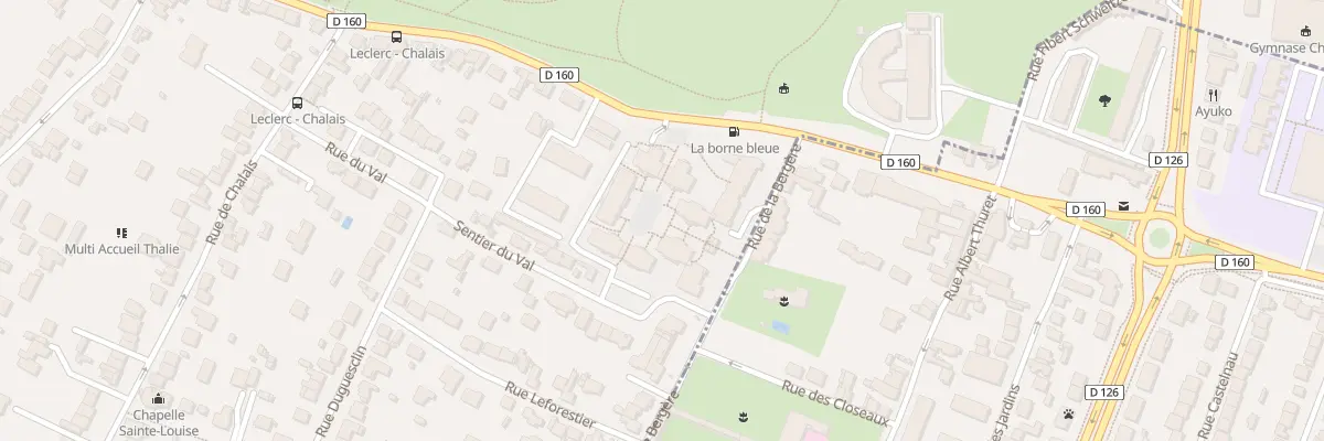 Plan du 2 Rue de la Bergère à L’Haÿ-les-Roses