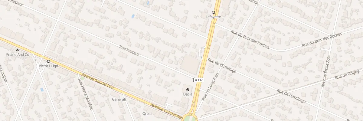 Plan du 199 Rue Pasteur à Sainte-Geneviève-des-Bois