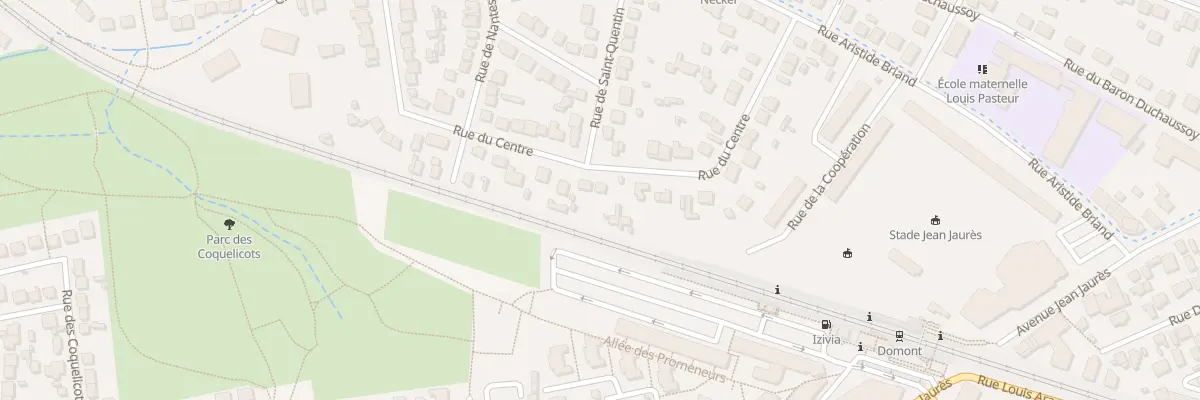 Plan du 43 Rue du Centre à Domont