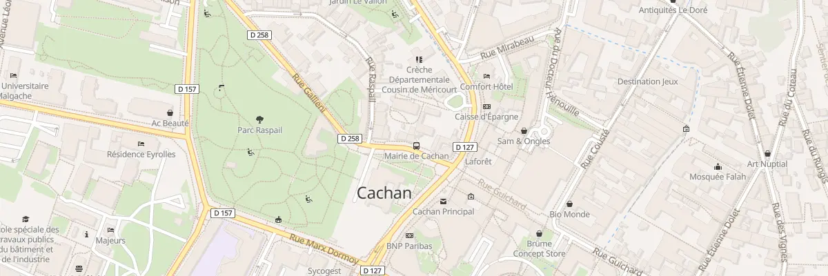 Plan du 4 Rue Galliéni à Cachan