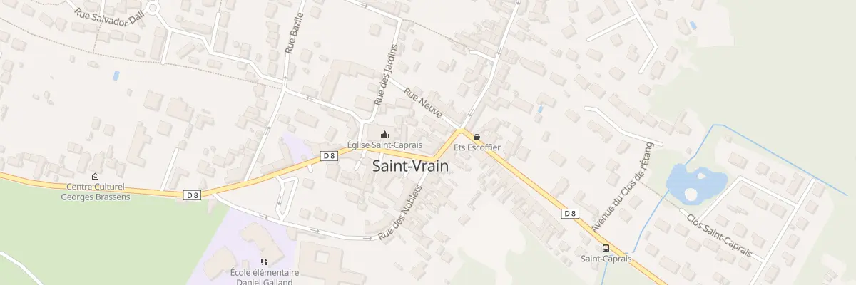 Plan du 4 Pl de l’Eglise à Saint-Vrain