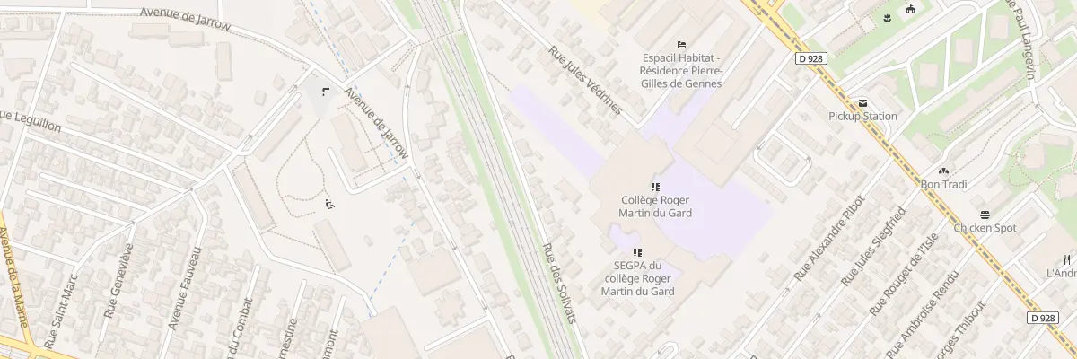 Plan du 27 Rue des Solivats à Épinay-sur-Seine