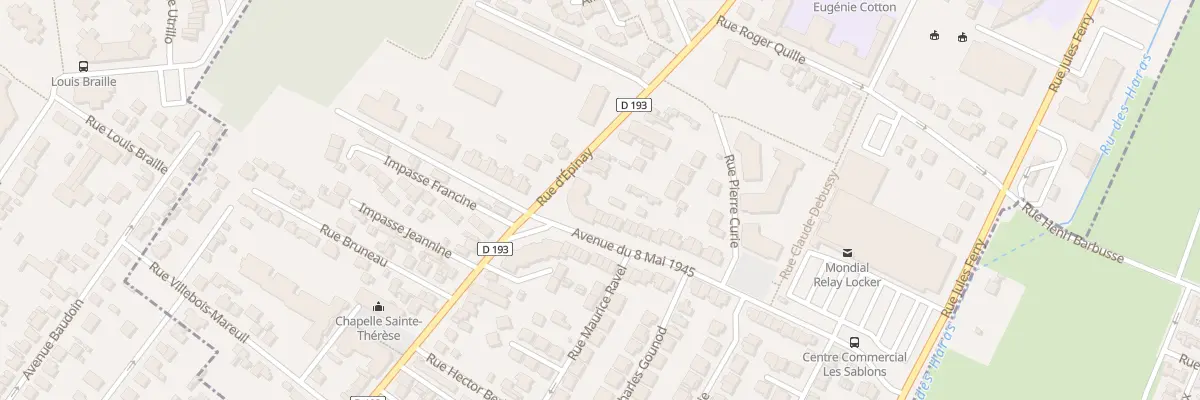 Plan du 185 Rue d’Épinay à Montmagny