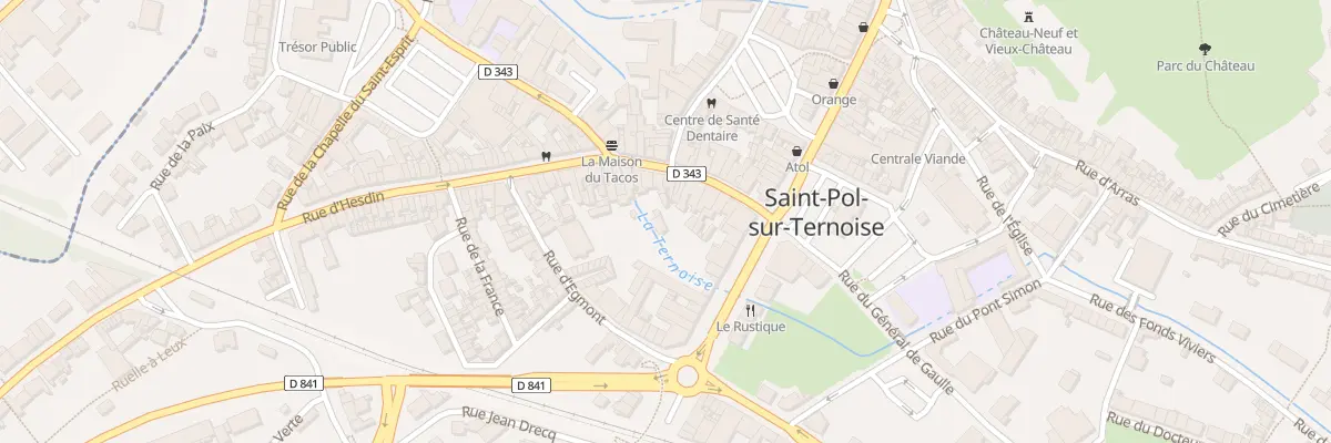 Plan du 13 Rue d’Hesdin à Saint-Pol-sur-Ternoise