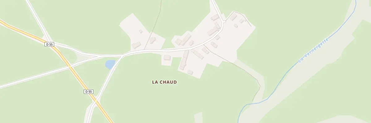 Plan du 13 La Chaud à Lussat