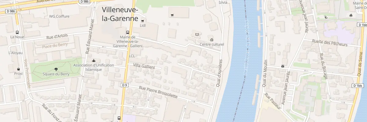 Plan du 16 Imp des Lilas à Villeneuve-la-Garenne
