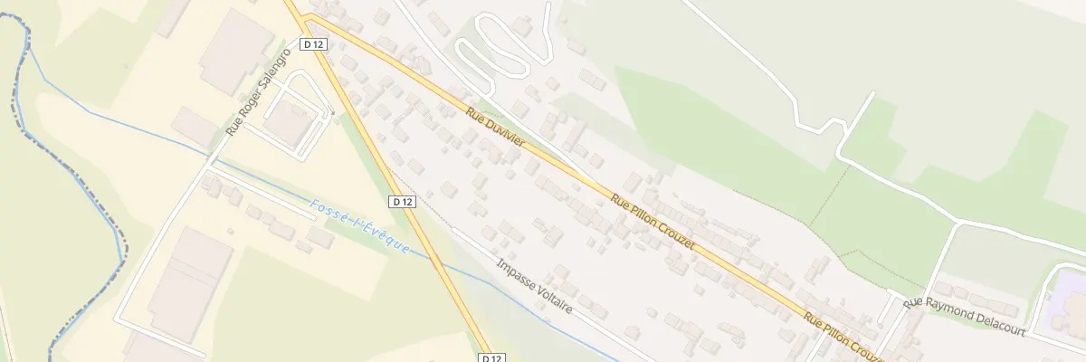Plan du 273 Rue Duvivier à Bury