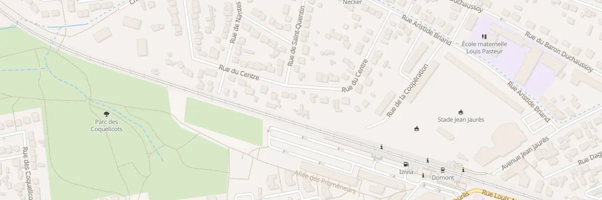 Plan du 41 Rue du Centre à Domont