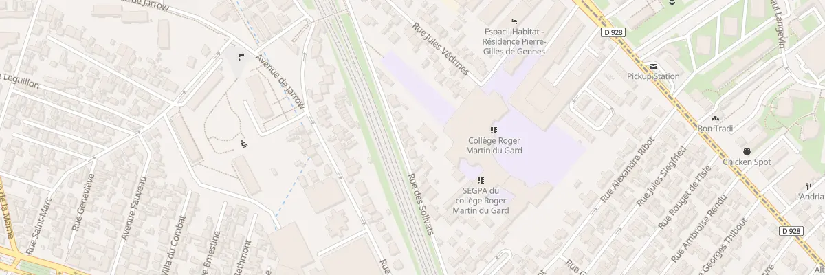 Plan du 31 Rue des Solivats à Épinay-sur-Seine