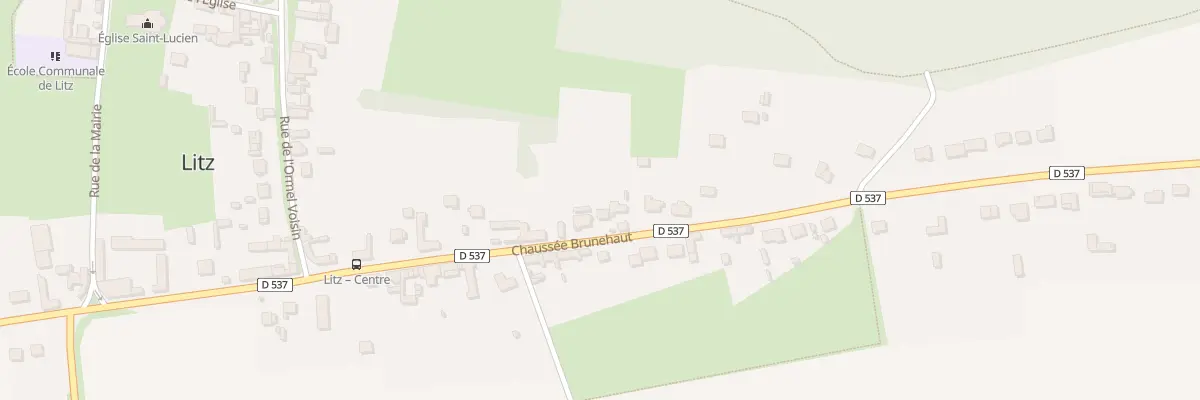 Plan du 43 Chs Brunehaut à Litz