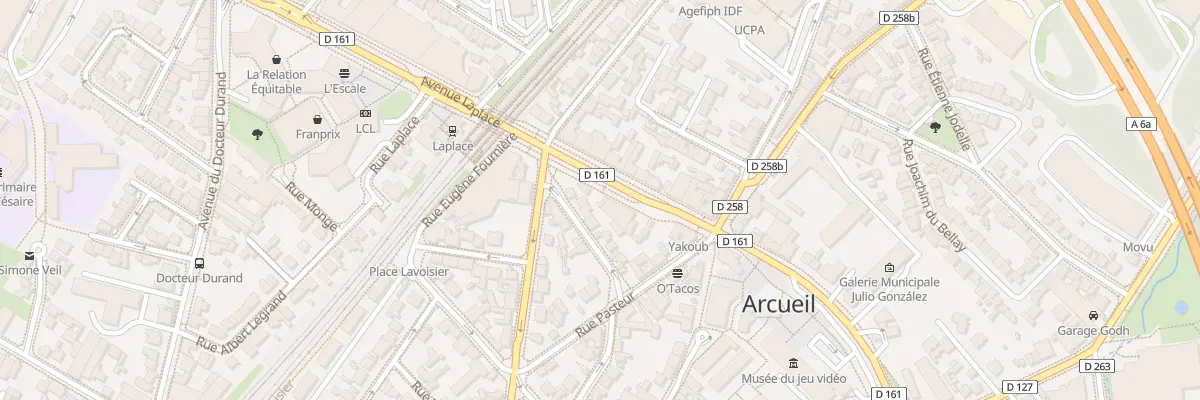 Plan du 9 Av Laplace à Arcueil