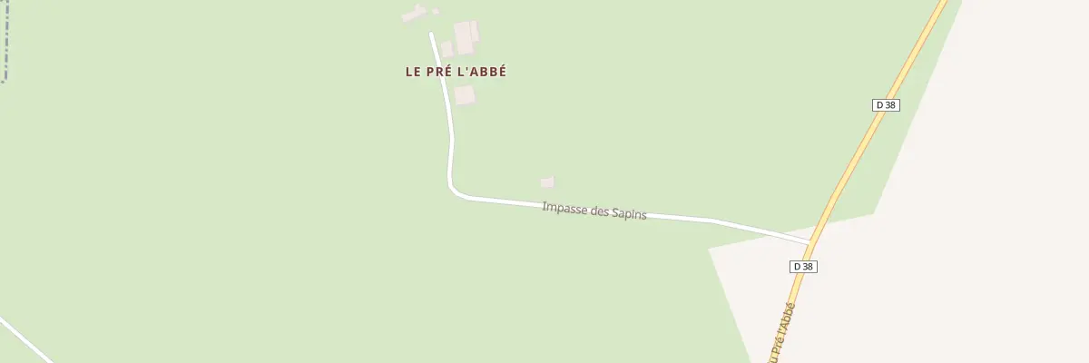 Plan du 178 Le Pre l’Abbe à Reigny