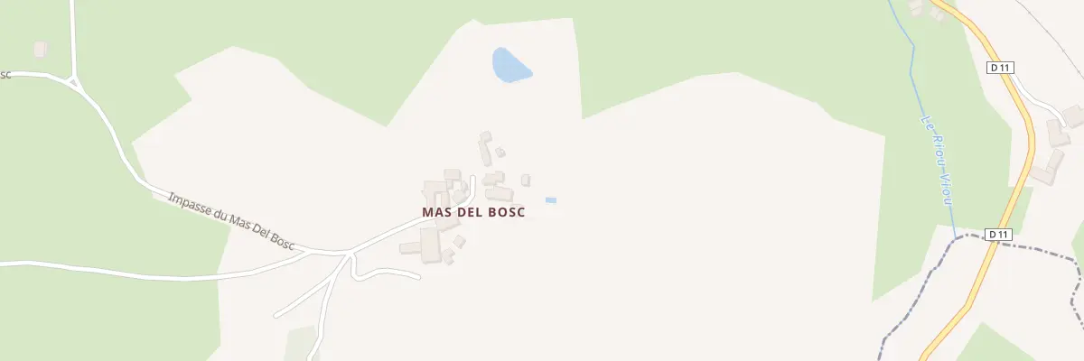 Plan du 1548 Imp du Mas Del Bosc à Auzits
