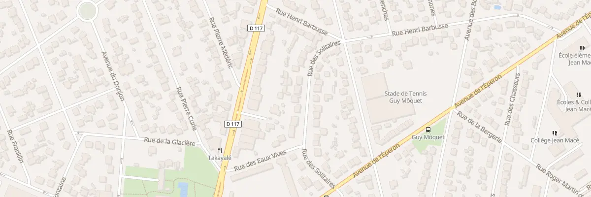Plan du 12 Rue des Solitaires à Sainte-Geneviève-des-Bois