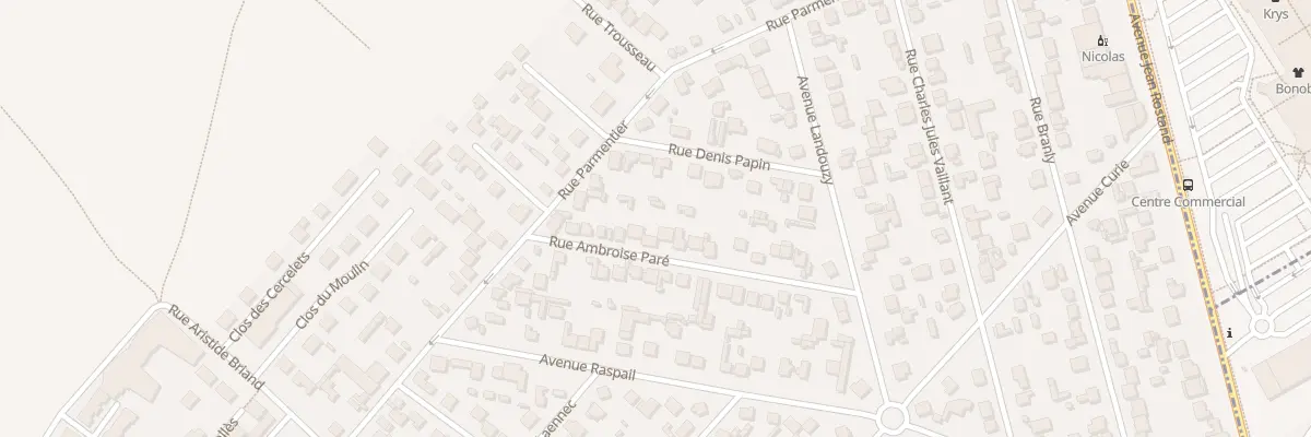 Plan du 22 Rue Ambroise Paré à Domont