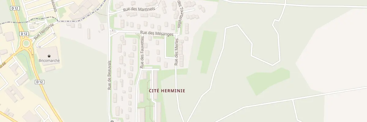 Plan du 25 Rue des Merles à Bury