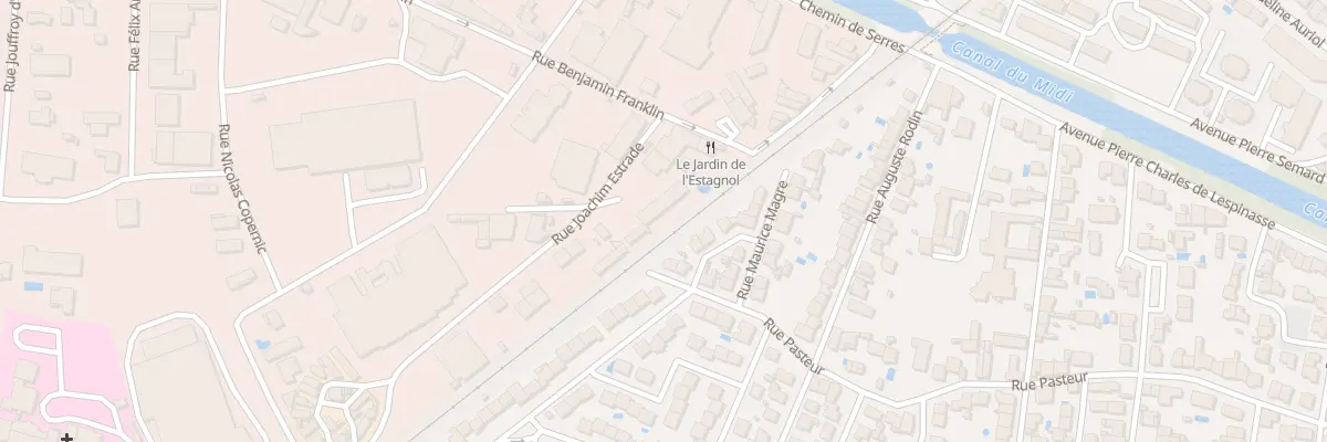 Plan du 9026 Rue Joachim Estrade à Carcassonne