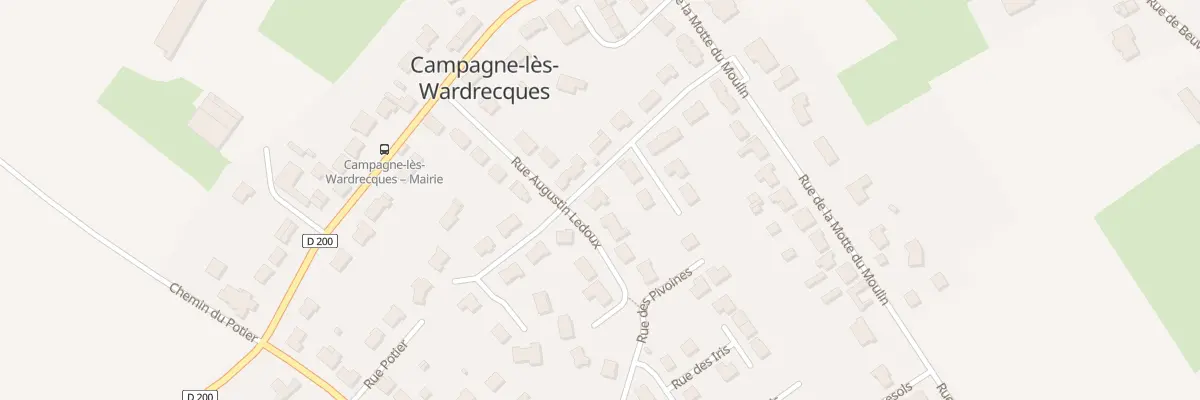 Plan du 9 Rue Paul Lefebvre à Campagne-lès-Wardrecques