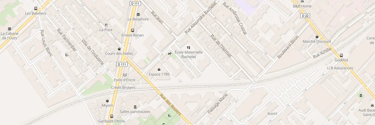 Plan du 7 Vla du Centre à Saint-Ouen-sur-Seine