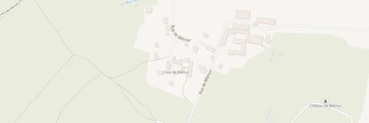 Plan du 6 Cour de Blemur à Piscop