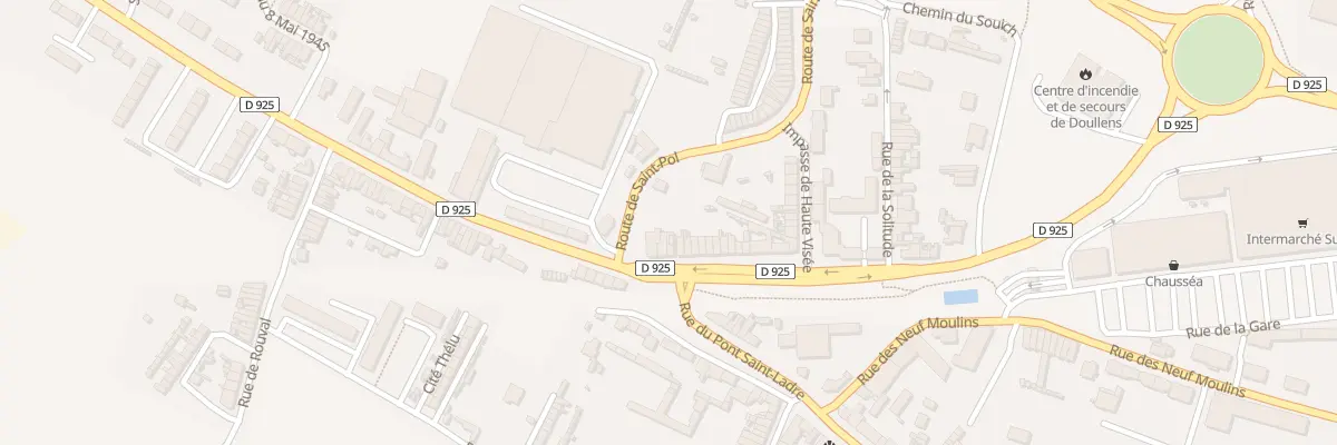 Plan du 4 Rue du Collège à Doullens