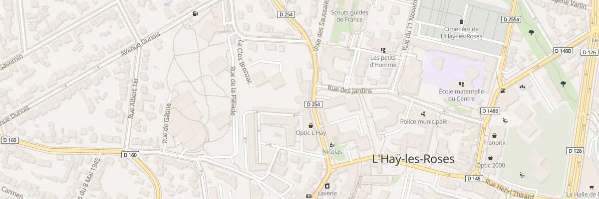 Plan du 9 Av Aristide Briand à L’Haÿ-les-Roses