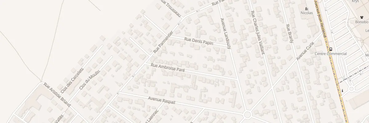 Plan du 20 Rue Ambroise Paré à Domont