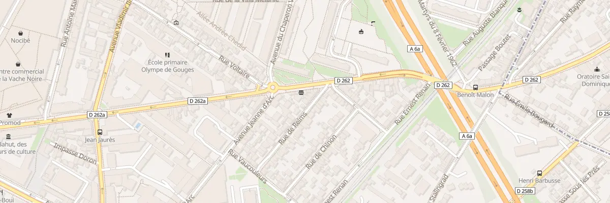 Plan du 8 Rue de Reims à Arcueil
