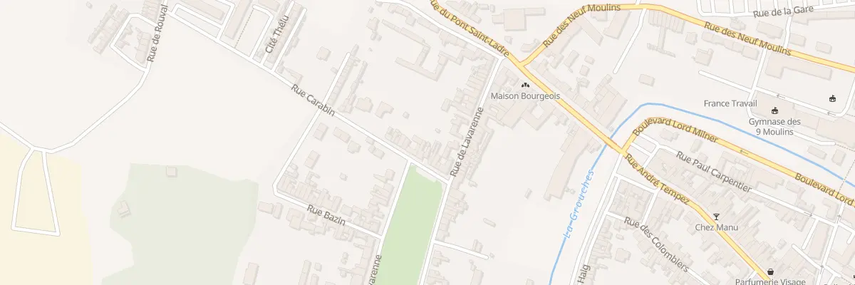 Plan du 3 Pl de Lavarenne à Doullens