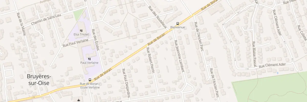 Plan du 1 Rue Robert Perrin à Bruyères-sur-Oise