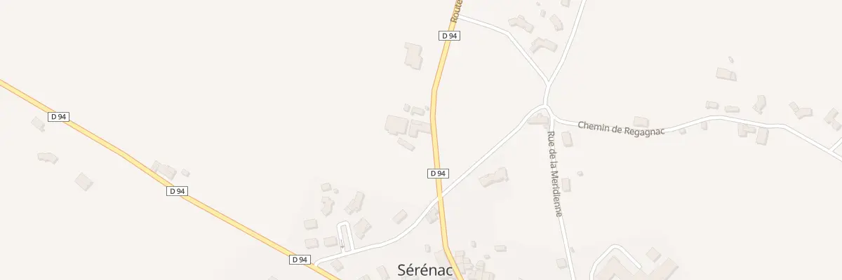 Plan du 13 Rte de la Foret à Sérénac