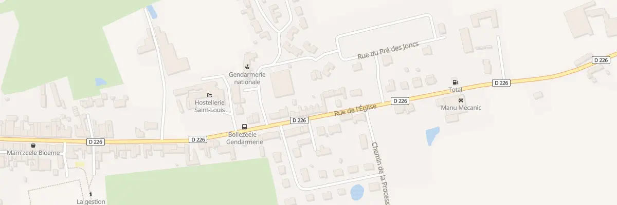 Plan du 63 Rue de l’Eglise à Bollezeele