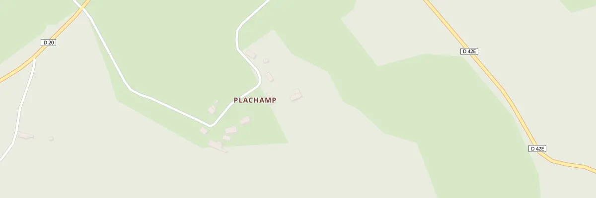 Plan du 12 Plachamp à Liginiac