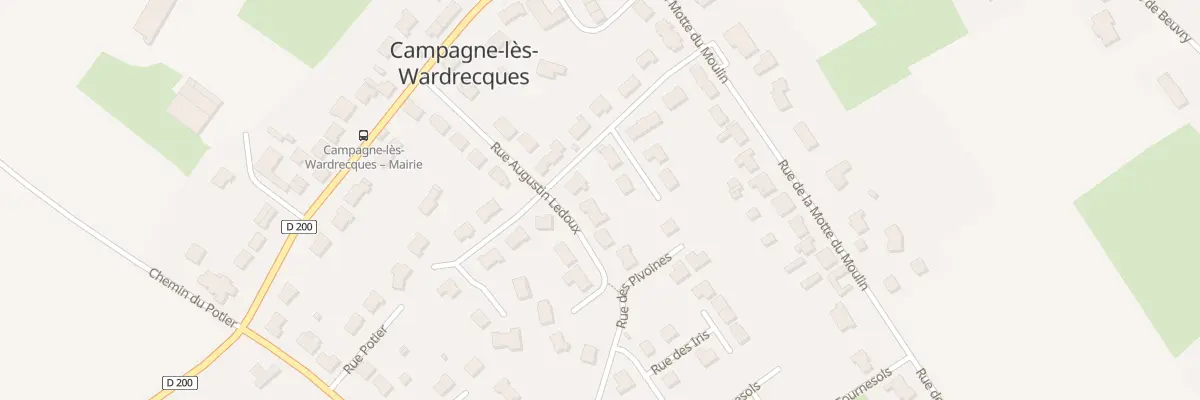 Plan du 15 Rue Augustin Ledoux à Campagne-lès-Wardrecques