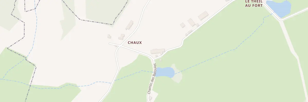 Plan du 1 Che des Betoules à La Serre-Bussière-Vieille