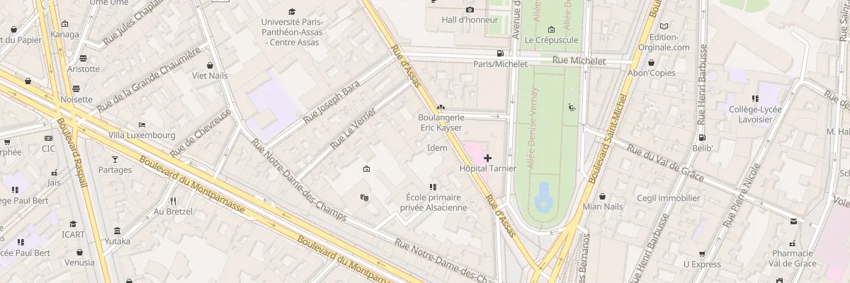 Plan du 122 Rue d’Assas à Paris 6e Arrondissement