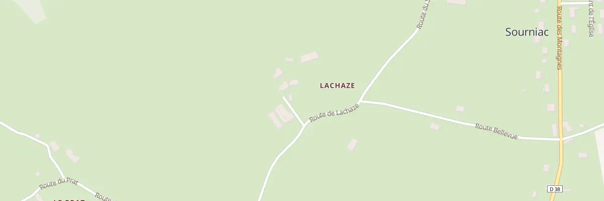 Plan du 5046 Lachaze Ouest à Sourniac