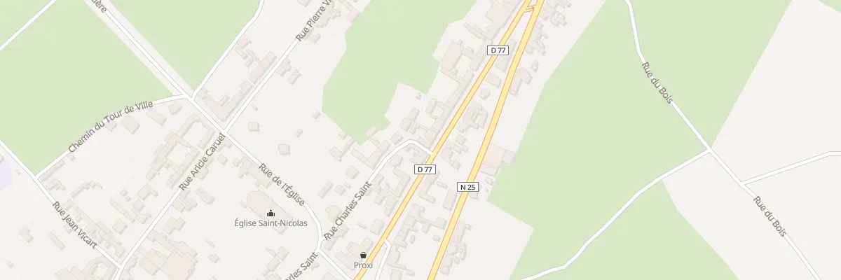Plan du 43 Rue Charles Cagny à Beauval