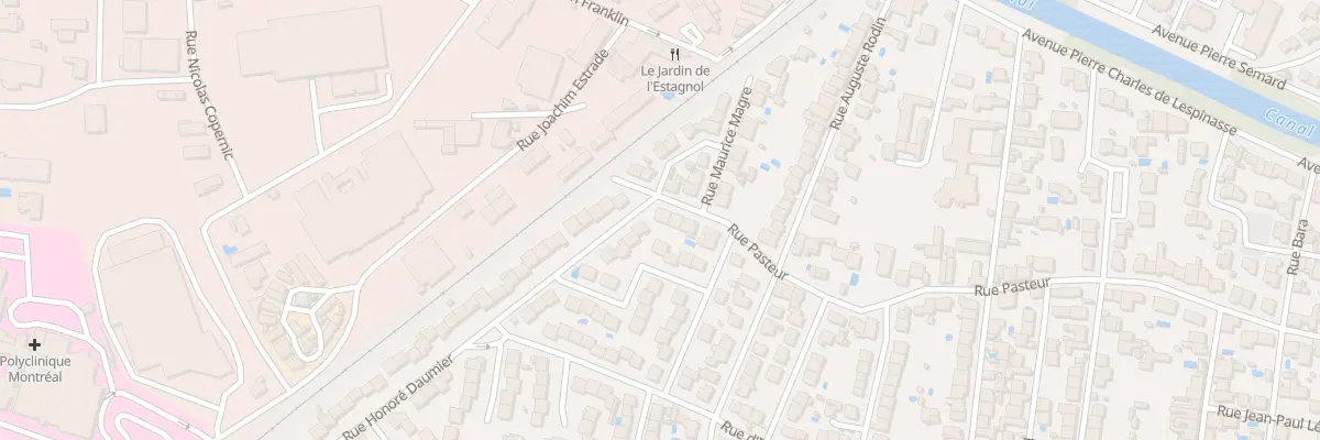 Plan du 87 Rue Pasteur à Carcassonne