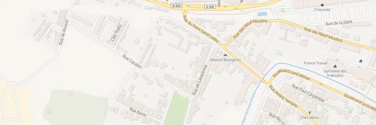 Plan du 17 Rue de Lavarenne à Doullens
