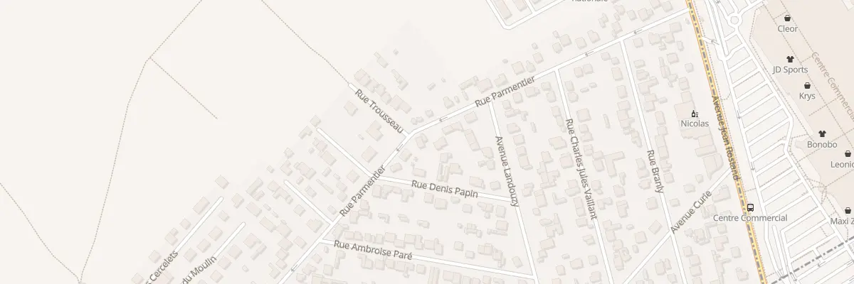 Plan du 27 Rue Parmentier à Domont