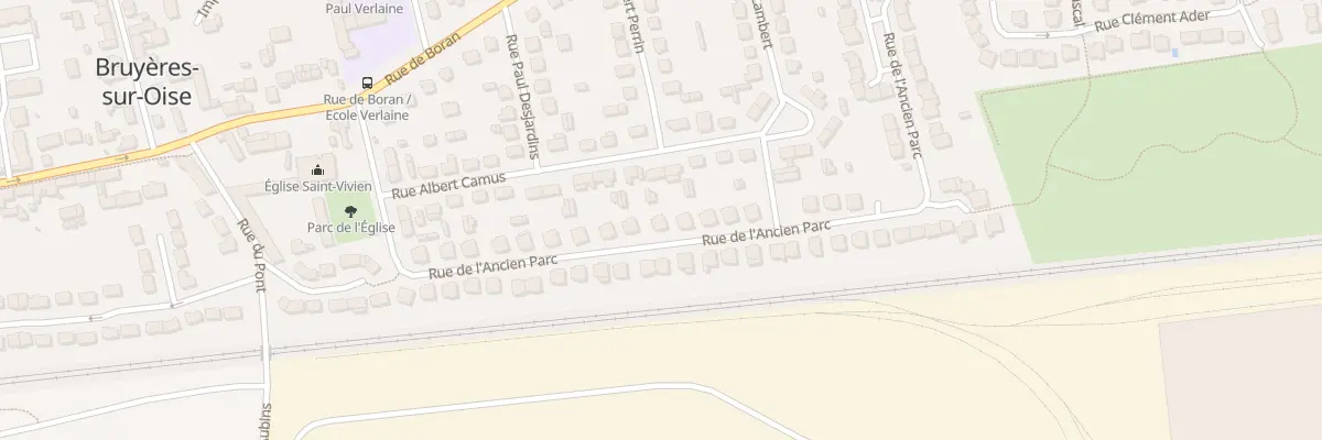 Plan du 23 Rue de l’Ancien Parc à Bruyères-sur-Oise