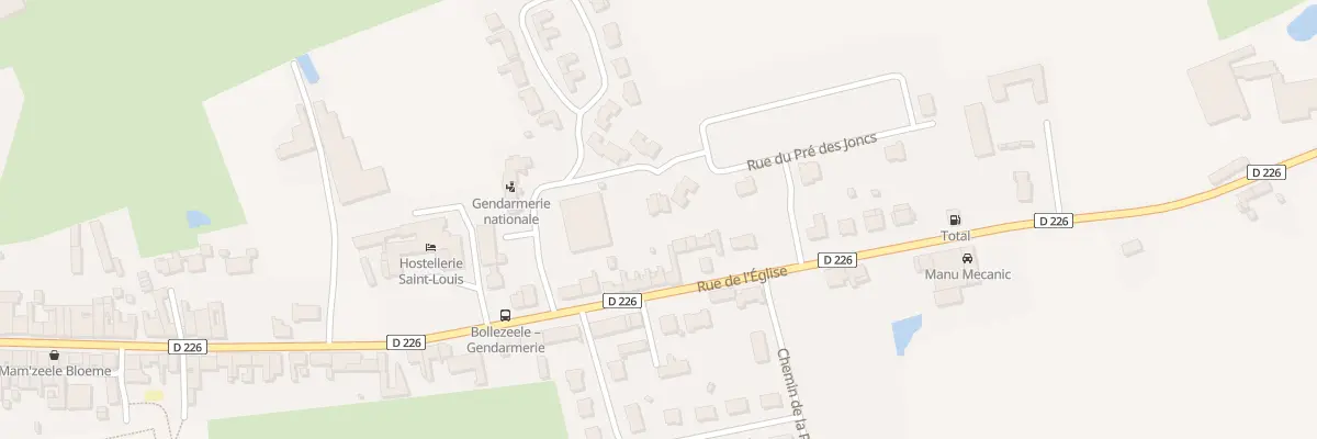 Plan du 2 Rue Maurice Cornette à Bollezeele
