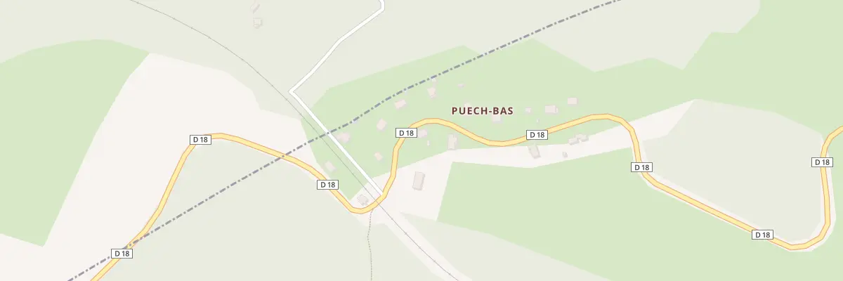 Plan du 4 Puech Bas à Sansac-de-Marmiesse