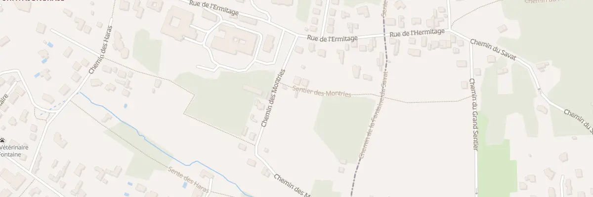 Plan du 9007 Che des Montries à Montmorency
