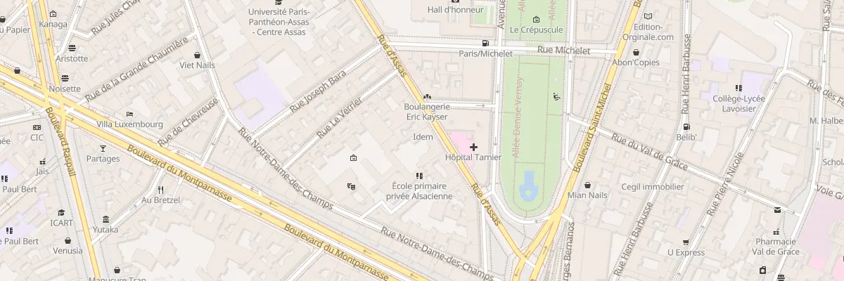 Plan du 126 Rue d’Assas à Paris 6e Arrondissement