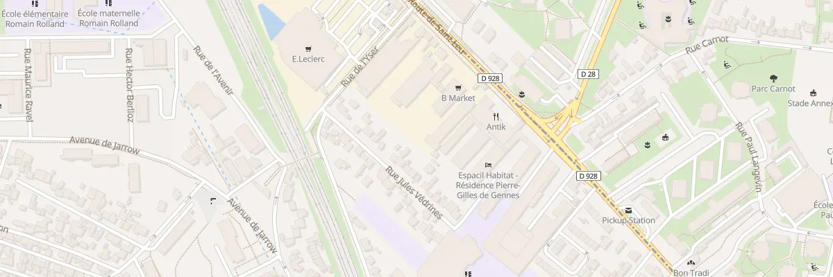 Plan du 62 Rue de l’Yser à Épinay-sur-Seine