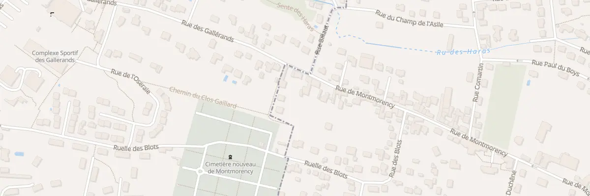 Plan du 59 Rue de Montmorency à Groslay